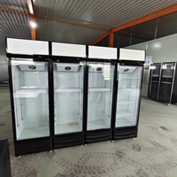 Congelador Vertical Comercial con Enfriamiento por Aire, Sin Escarcha, Pantalla Digital y Control de Temperatura
