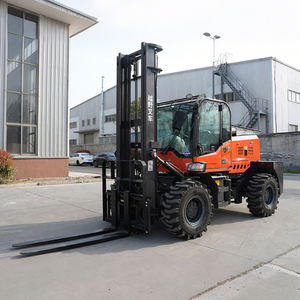 Preço barato Roda Diesel Paletes Empilhadeira Equipamento De Manuseio Empilhadeira De Terreno Áspero Empilhador Hidráulico Fazenda Empilhadeira Empilhadeira - Product Image 2