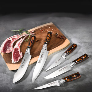 Professionale in acciaio inox cucina <span class=keywords><strong>macellaio</strong></span> coltello Set disossamento coltello macellazione con manico in legno Pakka - Product Image 2