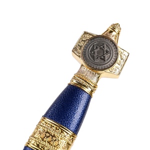 Spada <span class=keywords><strong>Giocattolo</strong></span> da 85 cm del Cavaliere Crociato con Stella di David del Re Salomone d'Israele Dorata di Storia Medievale in Vendita - Product Image 5