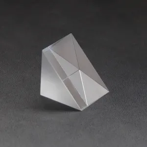 Prisme triangulaire à Angle droit, prisme à Angle droit, de réfraction de verre optique petite taille prisme à Angle droit