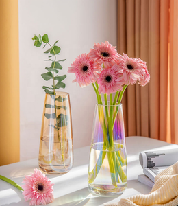 Florero de vidrio soplado a mano para plantas, florero decorativo de flores, estilo Ins, 22cm, venta al por mayor - Product Image 5