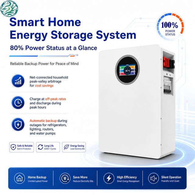Professional 7.168kWh 25.6V 280Ah Solar Storage Battery Pack Battery Home for Emergency Backup Power Supply