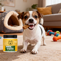 Friandises à mâcher personnalisées pour chiens : Soin dentaire naturel, contrôle du tartre, haleine fraîche, service OEM, complément naturel pour la santé des animaux de compagnie