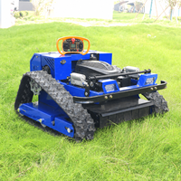 Tondeuse à fléaux télécommandée, broyeur sur chenilles diesel multifonction, coupe-herbe sans fil 50cm 60cm 80cm 90cm