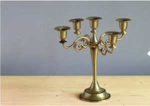Candelabro Vantage a 3 Bracci, Centrotavola per Matrimoni, Decorazione in Metallo, Portacandele di Lusso - Product Image 6