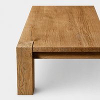 Table à manger extensible en chêne massif TrustHome et ensemble de 7 chaises à accoudoirs en tissu, écologique, durable, pour usage hôtelier