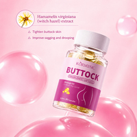 Cápsulas de Aceite para Masaje de Glúteos y Senos KORMESIC, Marca Privada, 0.8ml*30, para Aumento de Glúteos, Levantamiento de Cadera, Mayor Volumen, a Base de Hierbas para Mujeres