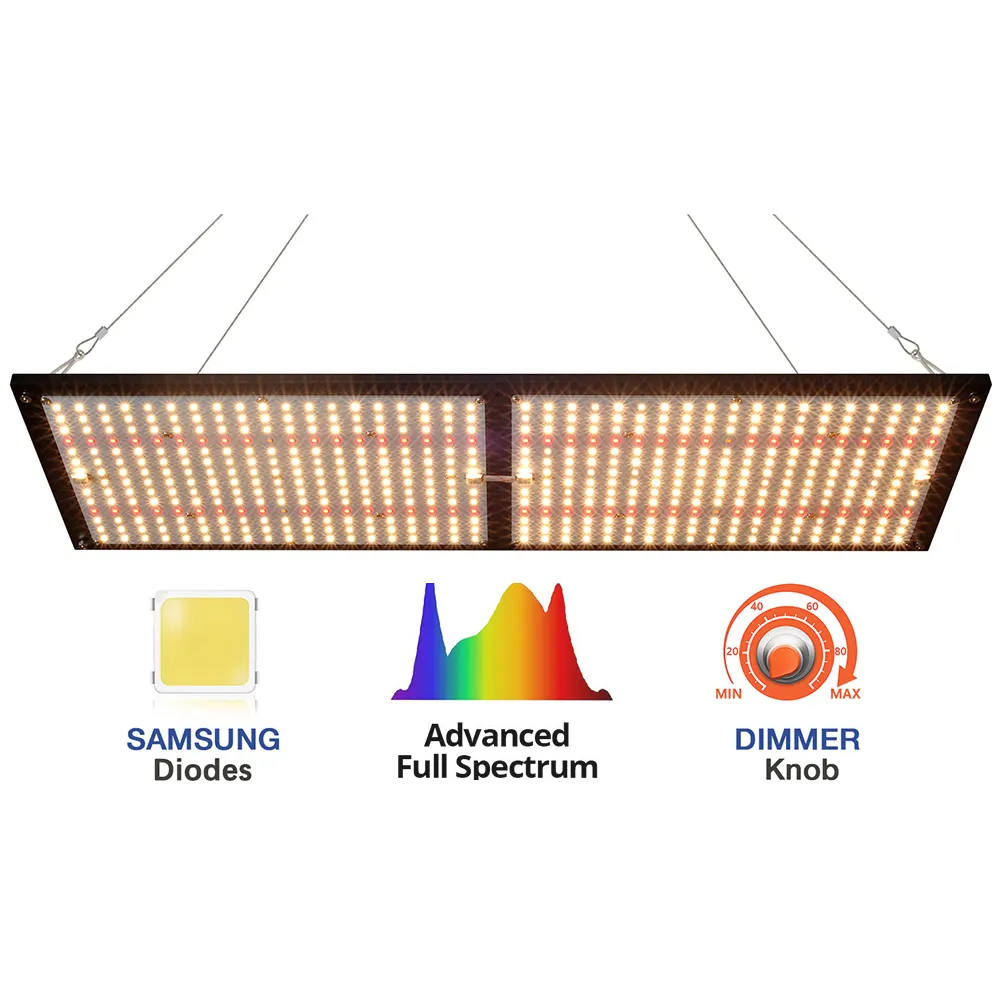 Free-assembly SF2000 Full Spectrum 240W Samsung LM301H 660nm IR UV Quantum LED Grow Light Kit for Indoor Plants