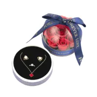Boîtes cadeaux de savon en forme de fleur pour la Saint-Valentin, nouveau design, carton ondulé éternel avec laminage mat et gaufrage