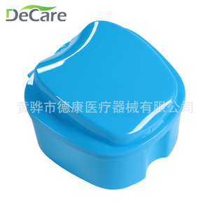 Estuche para Dentadura Postiza DeCare, Forma de Manzana, Material Plástico PP, Caja para Cuidado Dental - Product Image 4