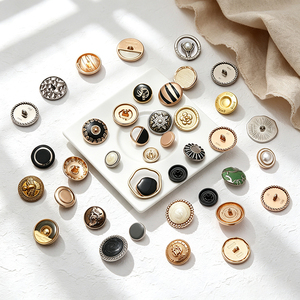 Round Metal Snap <b>Buttons</b> With Embossed Floral Design Nickel Free For Clothing Accessories - Product Image 3