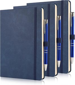 Cuadernos A5 Personalizables de Alta Calidad NOVISON, Planificadores de Tapa Dura Extraíble de Cuero PU Impermeable, Diarios de 100 Hojas para la Escuela - Product Image 1