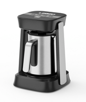 Máquina de Café al por Mayor con Espumador de Leche, Cafetera Turca Multifuncional 4 en 1 de Acero Inoxidable 304, Cafetera Individual
