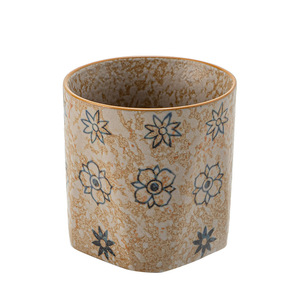 Tasse à thé rétro en céramique, tasse maîtresse ronde en porcelaine rouge pierre brûlée avec glaçure antique, pour service à thé domestique et thé de l'après-midi - Product Image 5
