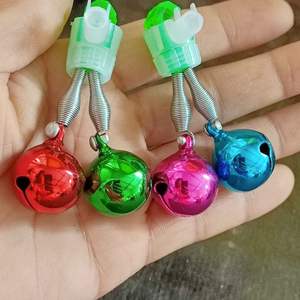 Spiral Copper <b>Bell</b> Fishing <b>Alarm</b> 100Pcs Pack Colorful Anti Drop Casting Rod Alert <b>Bell</b> For Fishing Rods - Product Image 1