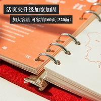 Carnet de voyage Gangtong pour tampons de check-in, classeur de collection de souvenirs de voyage, carnet rechargeable A5, journal personnalisé