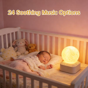 Machine à bruit blanc pour dormir avec sept lumières colorées et musique - Product Image 1