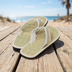 Tongs d'extérieur chaudes en caoutchouc EVA de haute qualité Huong Que Summer Cinnamon Seagrass, nouveau design, semelle intérieure en caoutchouc, tendance - Product Image 3