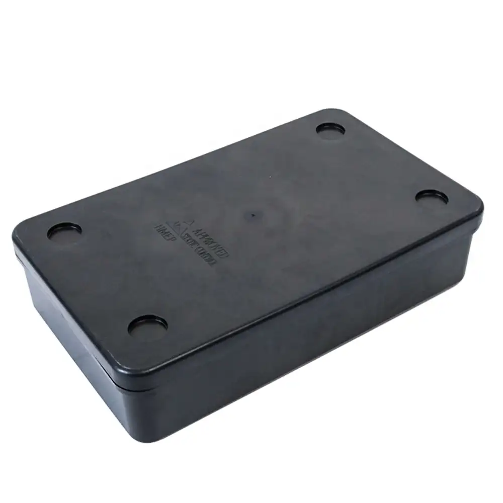 QXR Q-SCB1 200*125*50mm haute-qualité noir en plastique ESD petite composante boîte avec couvercle