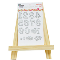 Matrices de découpe en métal, timbres en métal de voyage, scrapbooking, lot de 6 pièces