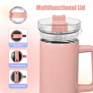 Vaso Térmico 2026 de 40oz con Tapa a Rosca Antiderrames para Vasos de Viaje de Acero Inoxidable - Product Image 3