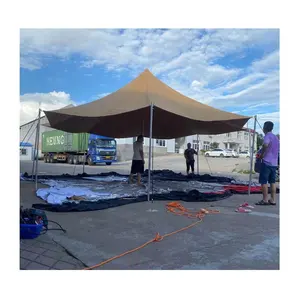 25ft Durchmesser Outdoor Regenschutz Zelt Regenschirm UV-Schutz Regenschirm Zelte Verkauf
