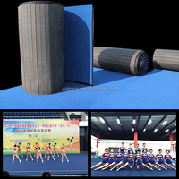AIDONG aufrollen Tanzfläche rhythmische Gymnastik matten Falt gymnastik Teppich gebundener Schaum mma Sport matte für Cheerleading