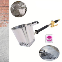 Pistolet de sablage pneumatique portatif AJZN pour ciment, peinture, mortier, enduit mural et de toiture – Haute efficacité, grand calibre