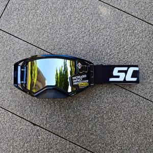 Hochwertige Motocross-<span class=keywords><strong>Brille</strong></span> mit Streifen, winddicht, staubdicht, Visier mit austauschbaren Gläsern, Helm-<span class=keywords><strong>Brille</strong></span>, Fahrbrille - Product Image 6