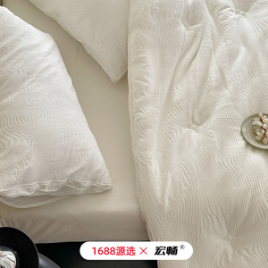 Aiyang Velvet Fiber Quilt 8.1-9 Jin White Fluffy Winter Warmth All Season Use - Product Image 5