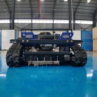 Vente directe du fabricant Tondeuse robotisée télécommandée à chenilles Prix réduit Livraison gratuite Robot de désherbage haute puissance