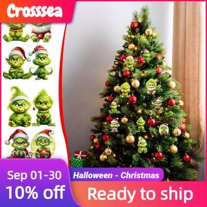 Adornos Navideños Acrílicos del <span class=keywords><strong>Grinch</strong></span> Bebé, Colgante Decorativo para Árbol <span class=keywords><strong>de</strong></span> Navidad, Personaje <span class=keywords><strong>de</strong></span> <span class=keywords><strong>Película</strong></span>, Regalo Navideño para Fans - Product Image 1