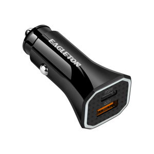 Chargeur de voiture rapide 2 en 1 QC3.0 USB et TYPE C PD pour iPhone et <span class=keywords><strong>Samsung</strong></span> - Product Image 2
