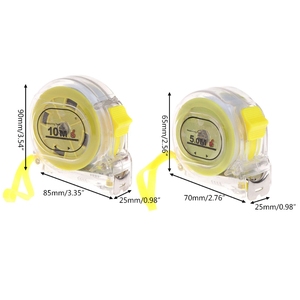 เทปใสสีเหลืองสำหรับงานหนัก 5 เมตร 10 ฟุต โลโก้สั่งทำได้ เทปเหล็ก - Product Image 1