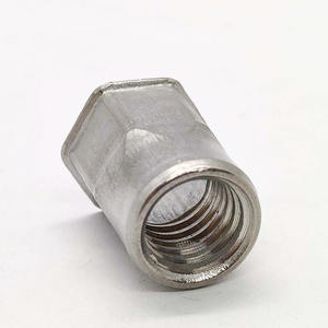 M4 M5 M6 M8 Acier inoxydable SS304 316 316L Écrou à rivet à tête plate fraisée à double hexagone Écrous de rivière à demi-hexagone intérieur - Product Image 6