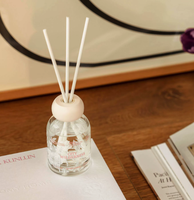 Boîte cadeau personnalisée haut de gamme avec couvercle rabattable, diffuseur de parfum en verre gaufré dentelle française, bougie parfumée pour cadeau de mariage ou de demoiselle d'honneur