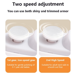 Cortauñas Eléctrico Portátil de Seguridad para Bebés 2 en 1 con Pulido Automático USB para un Manicura Perfecta - Product Image 3