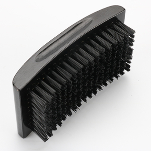 Abeis-cepillo de madera negro para hombre, cepillo de pelo de cerdas de jabalí, cepillos ondulados de forma cuadrada - Product Image 5