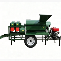 Batteuse agricole multifonctionnelle professionnelle pour céréales, riz et blé – Machine de récolte polyvalente