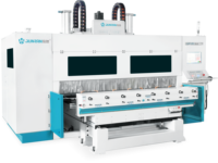 Centre d'usinage CNC automatique haute précision JR-1218-4*8T OEM à 5 axes et multi-têtes pour la production de pieds de chaise (8 stations)