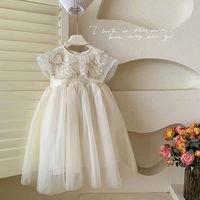 Robe de princesse d'été pour filles, robes en coton pour enfants, vêtements pour bébés à la mode