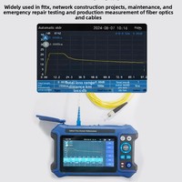 Réflectomètre optique OTDR, testeur de fibre optique, localisateur de défauts de câble, détecteur de point de rupture, 100 km, multifonctionnel, séparateur d'ondes