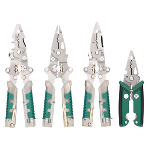 Pince à dénuder multifonction Dzt 10 mm en acier inoxydable pour électriciens, sertissage et dénudage - Product Image 4
