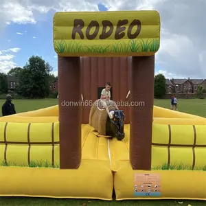 Fabrika satış ucuz fiyat mekanik Rodeo Bull Ride özel satılık şişme boğa sürme makinesi