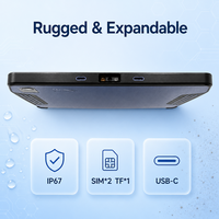 Qualcomm 6115 10.1 Inch Industrial Rugged Android 16 PDA Tablet Genggam Tangguh 4GB RAM 64GB ROM Mendukung Pemindai Barcode 1D 2D