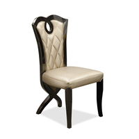 Chaise de salle à manger avec cadre en bois de caoutchouc massif, assise couleur naturelle, cadre de chaise brut, cadre de chaise non assemblé