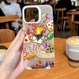 Funda Protectora de TPU para 11-17 con Diseño de Cartas y Dados de Póker, Antigolpes, Suave, con Protección Antihuellas y para la Lente - Product Image 2