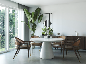 Table basse en ciment minimaliste moderne, faite à la main, en microciment, table de salon, style nordique, meubles décoratifs en béton - Product Image 6