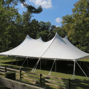 Tente de réception double couche anti-UV 20x40 pour 100 à 200 invités, idéale pour les mariages en plein air, construction robuste - Product Image 3